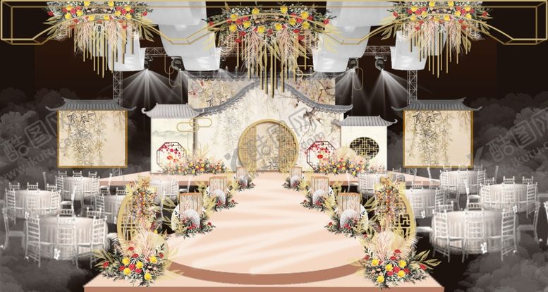 编号：43049410110209068876【酷图网】源文件下载-中式婚礼
