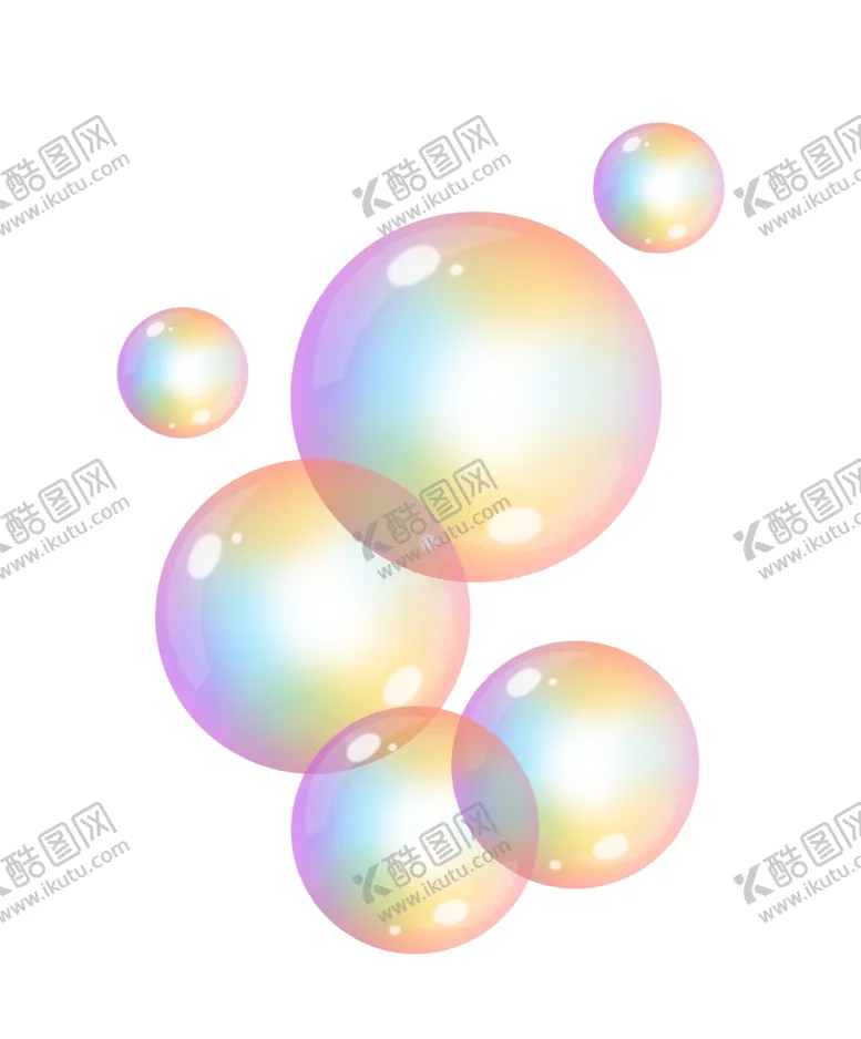 编号：56632306270630029283【酷图网】源文件下载-七彩泡泡