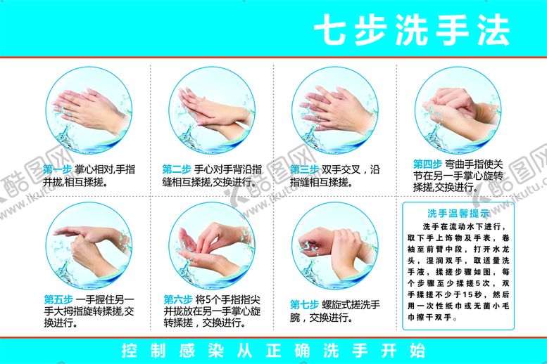 编号：27061309190652361347【酷图网】源文件下载-七步洗手