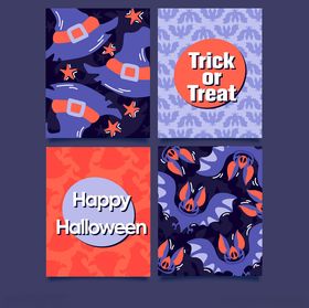 万圣节主题卡片设计