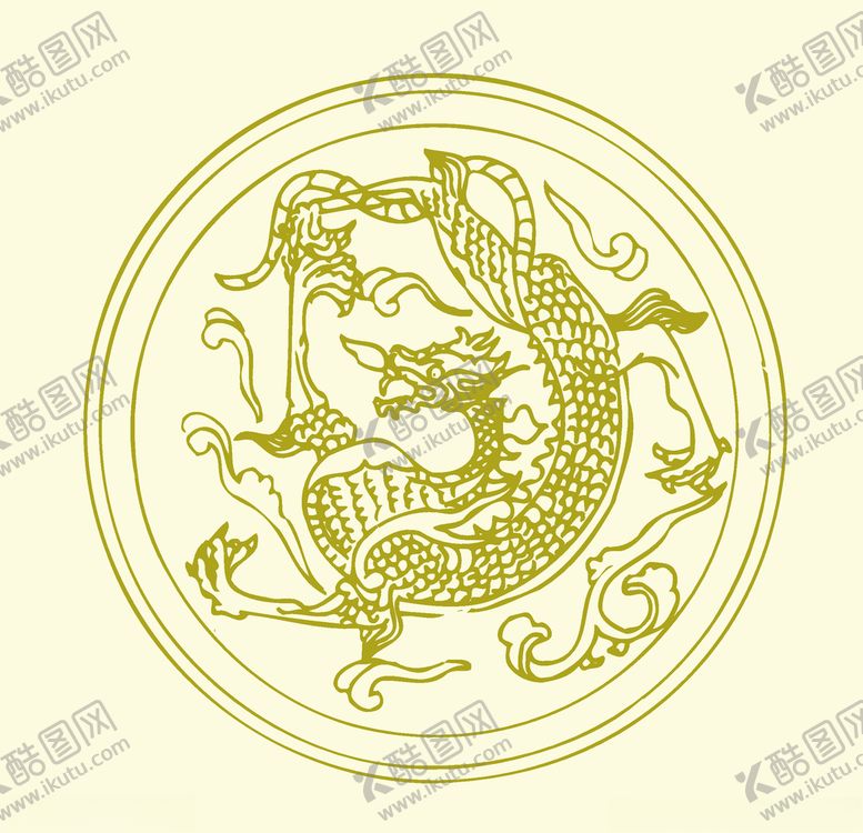 编号：18052407022041571388【酷图网】源文件下载-龙纹图案装饰