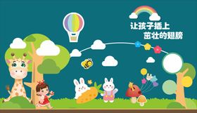 原创儿童之家文化墙设计图片