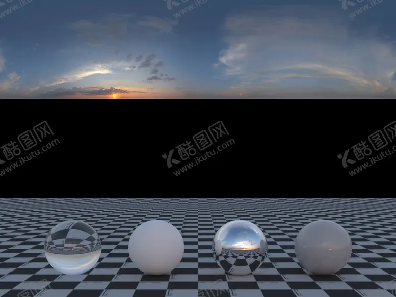编号：64445002022228381286【酷图网】源文件下载-C4D天空贴图HDR贴图