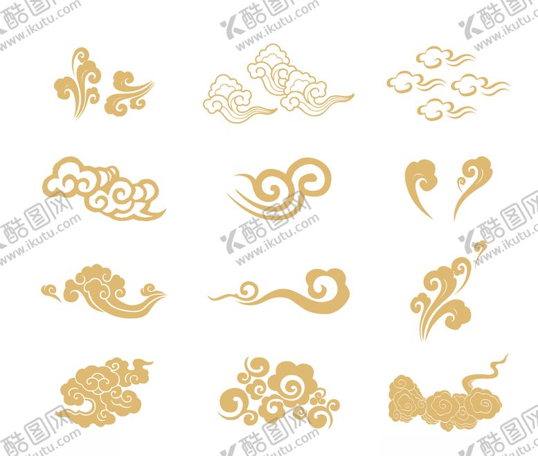 编号：64222810111547018702【酷图网】源文件下载-祥云图案