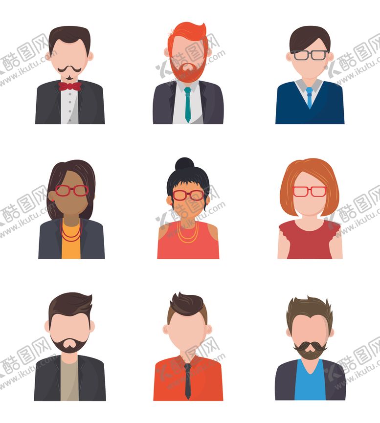 编号：60002710281006416313【酷图网】源文件下载-头像图库