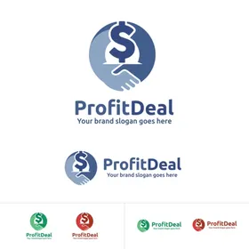 握手手势掌LOGOLOGO设计双LOGO型标志