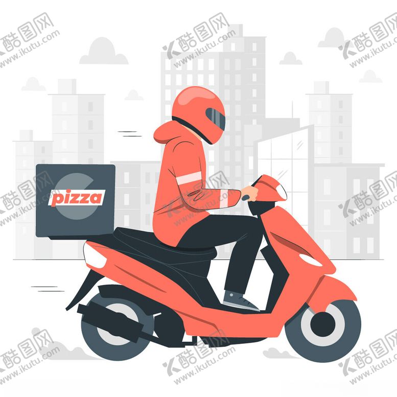 编号：23259306290032595836【酷图网】源文件下载-外卖员