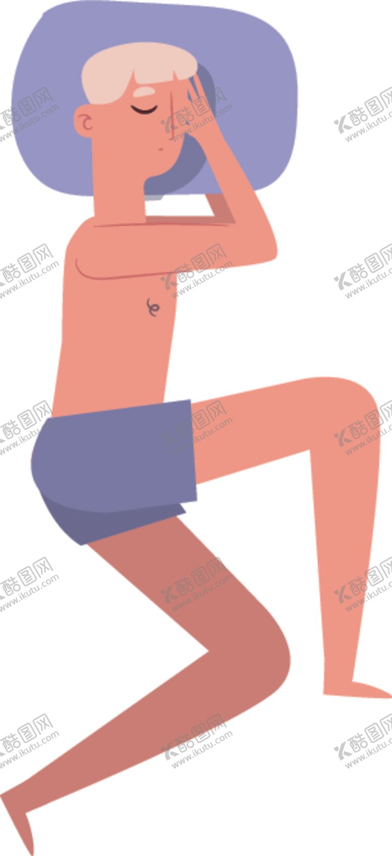 编号：14864405111929183711【酷图网】源文件下载-睡觉姿势