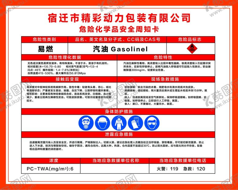 编号：40485709181307398093【酷图网】源文件下载-汽油易燃