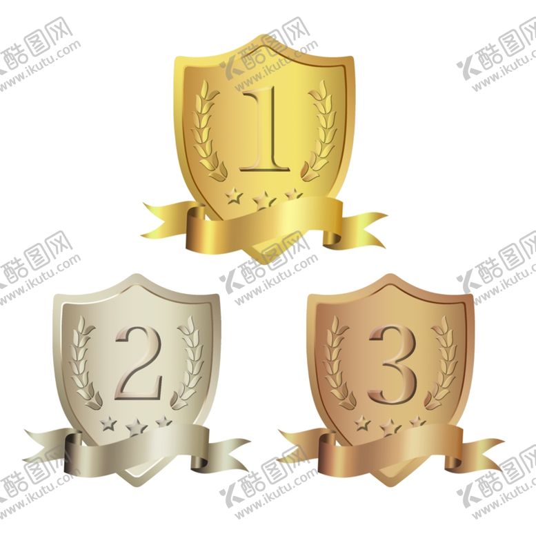 编号：17534609221132546104【酷图网】源文件下载-金牌1-2-3