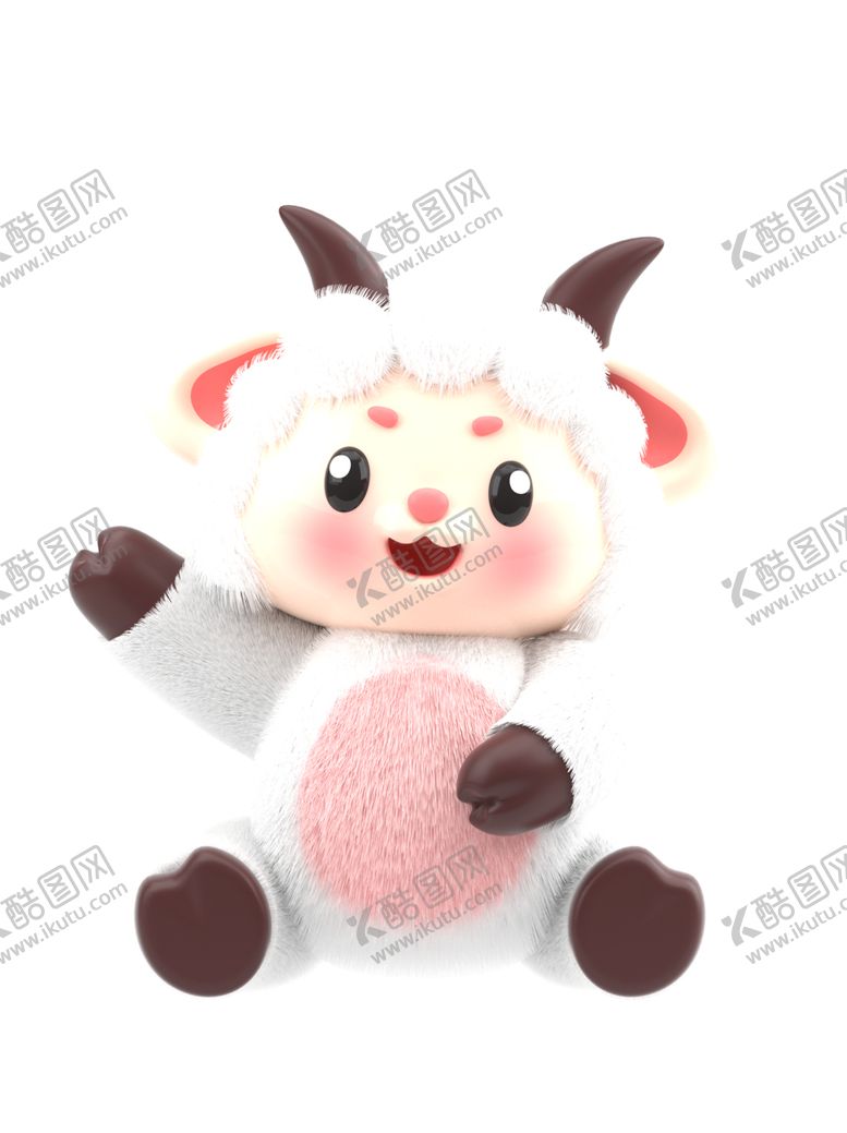 编号：59627902151318143658【酷图网】源文件下载-3D卡通IP