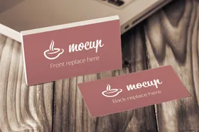 名片样机效果贴图模板mockup