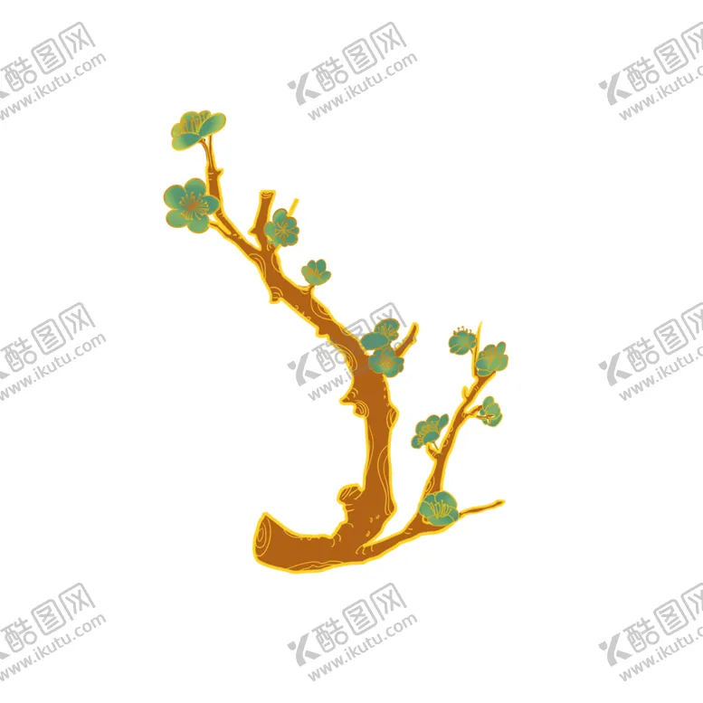 编号：36742901302008009762【酷图网】源文件下载-梅花插画海报图片 