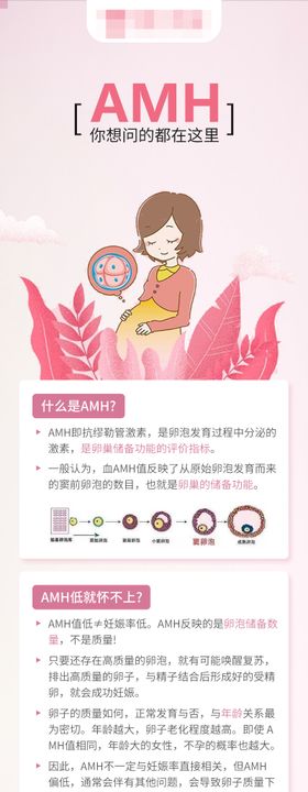 AMH孕检海报长图