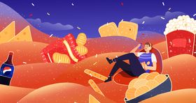 双十一插画