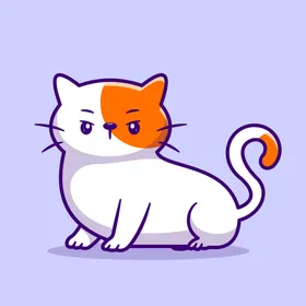 卡通猫手绘咪可爱