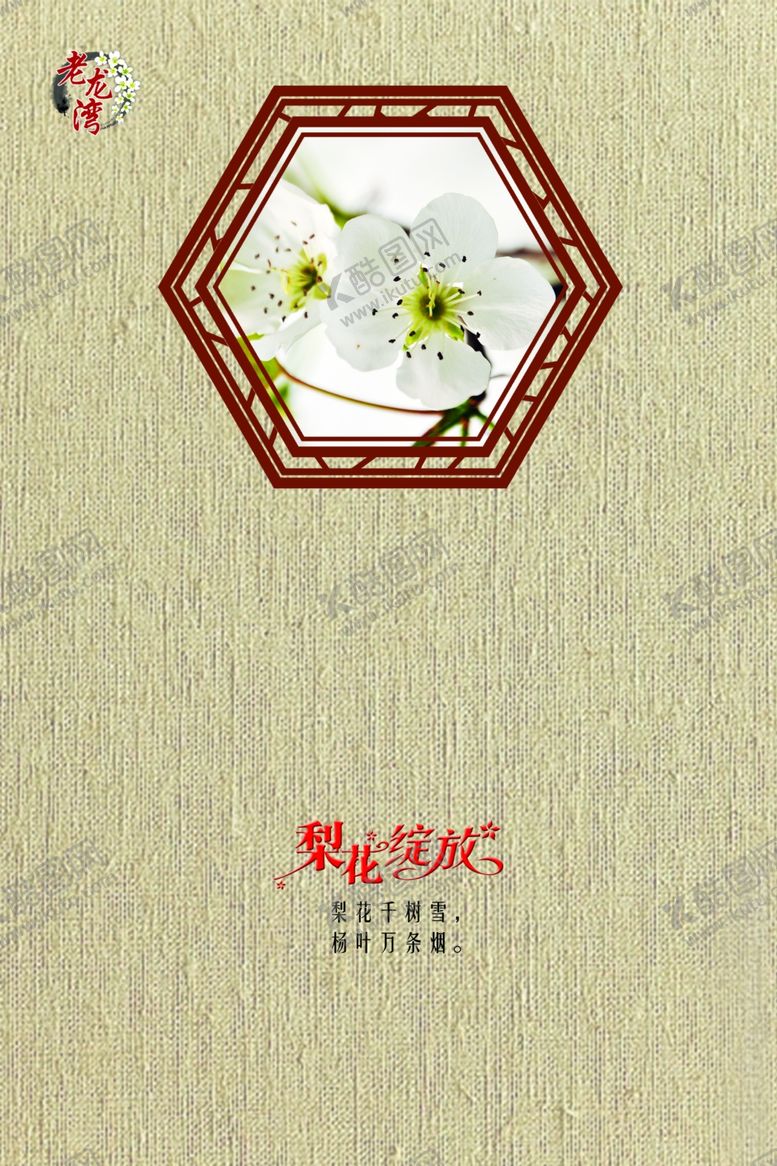 编号：76224110041943312893【酷图网】源文件下载-梨花绽放