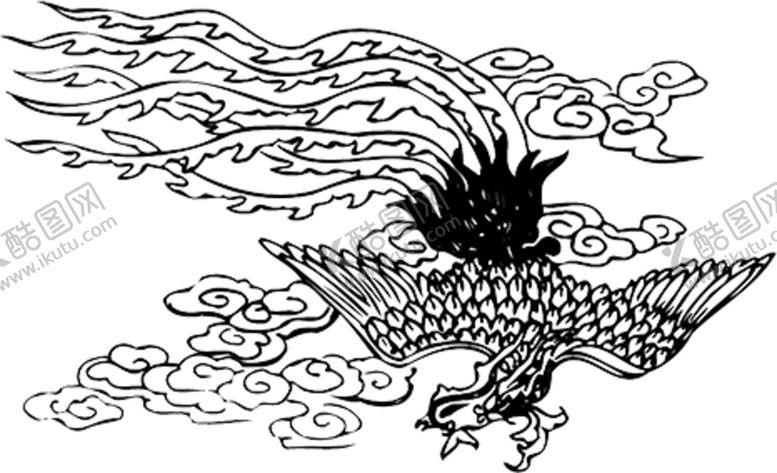 编号：88507509200558556403【酷图网】源文件下载-手绘水彩凤凰
