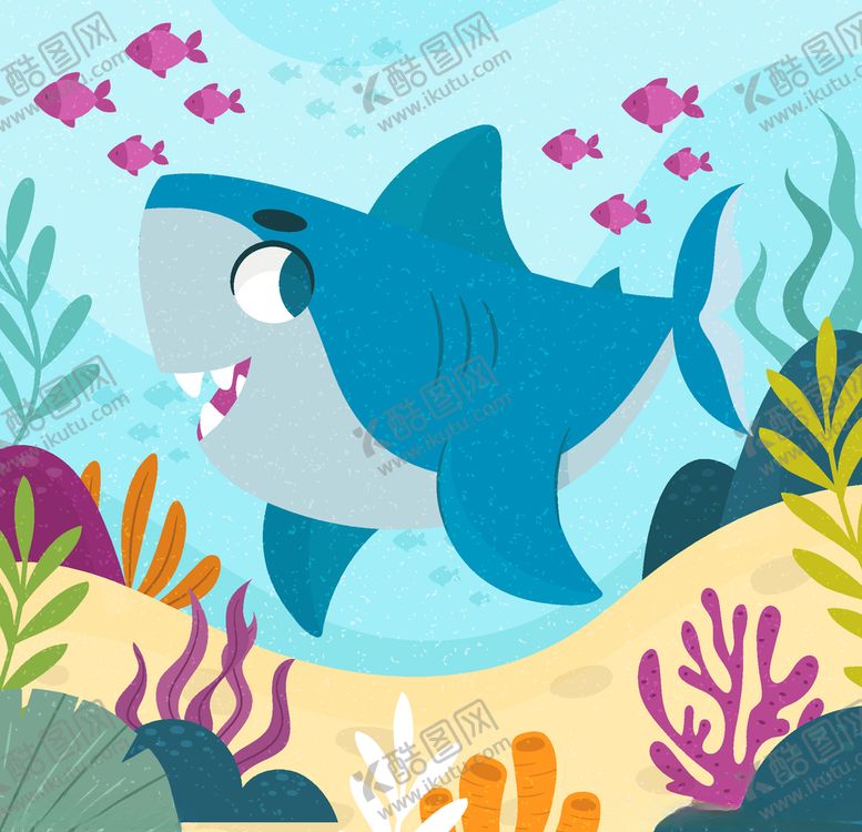 编号：18338509220603019179【酷图网】源文件下载-鲨鱼