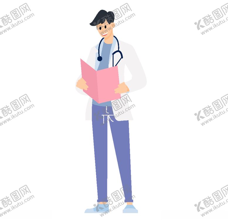 编号：90626510071258286640【酷图网】源文件下载-医生插画