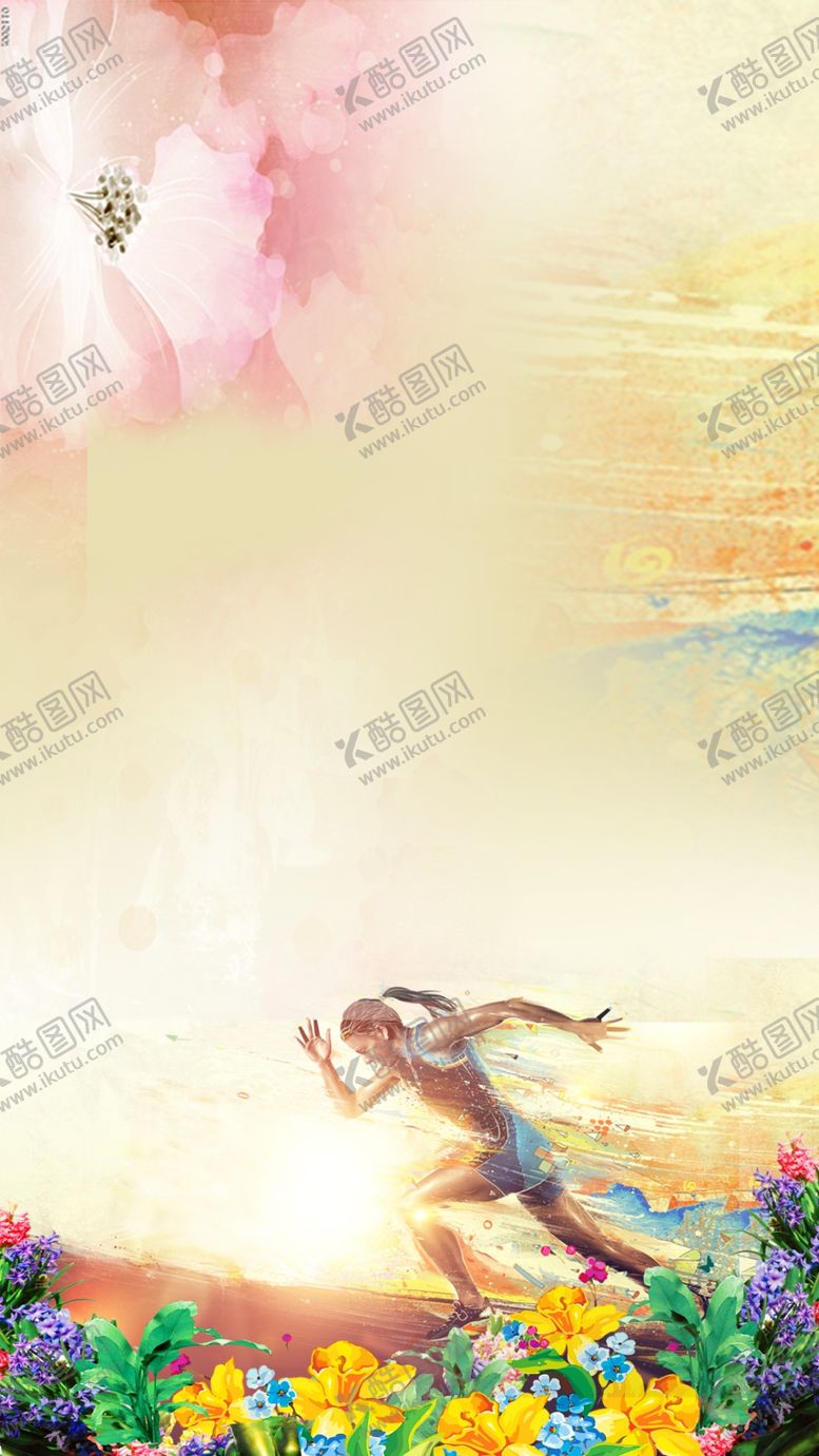 编号：85608009181904409185【酷图网】源文件下载-水墨运动锻炼身体背景
