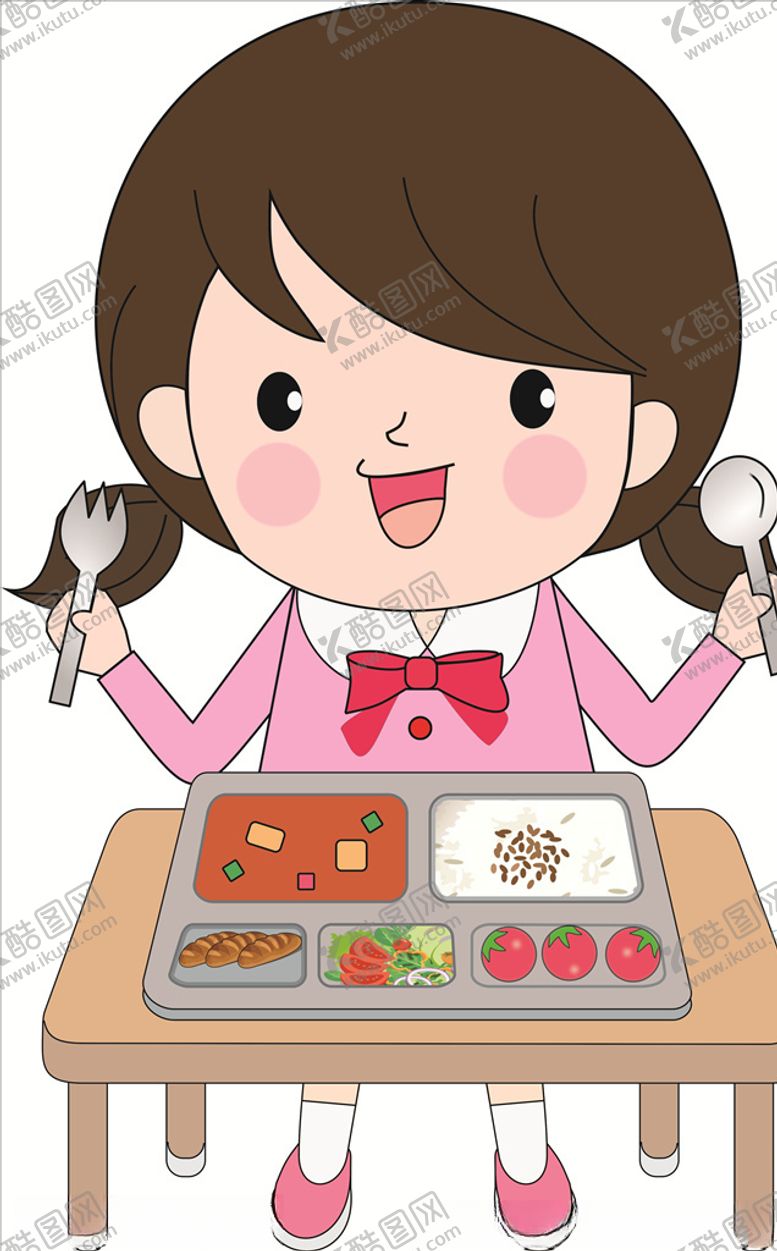 编号：75159009111750461864【酷图网】源文件下载-吃饭的小女孩