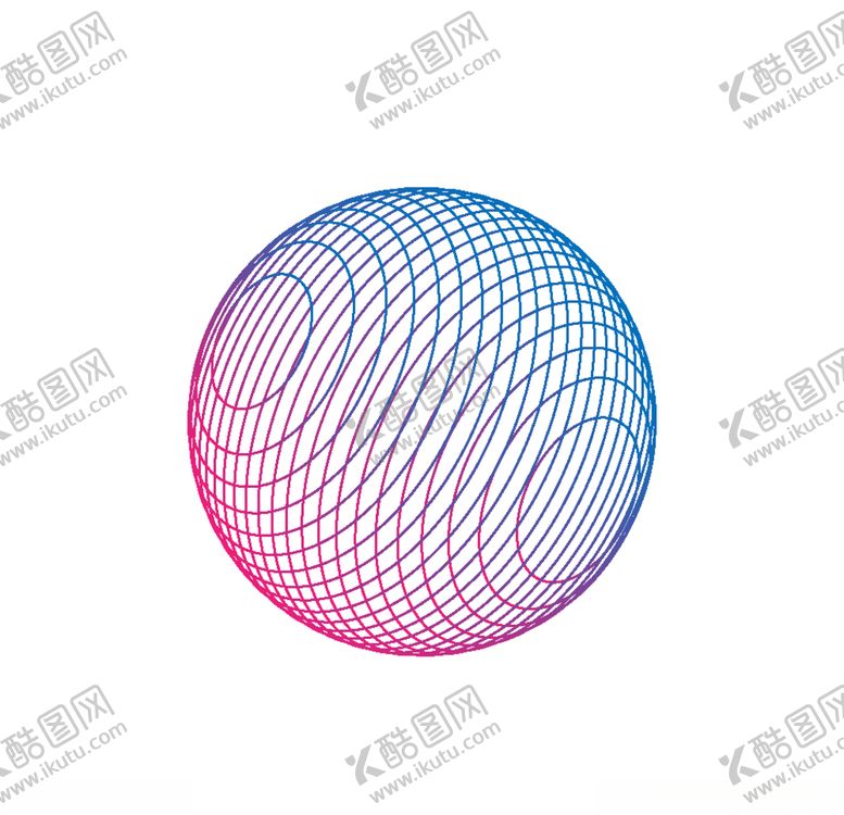 编号：86451005050753025482【酷图网】源文件下载-渐变几何线框