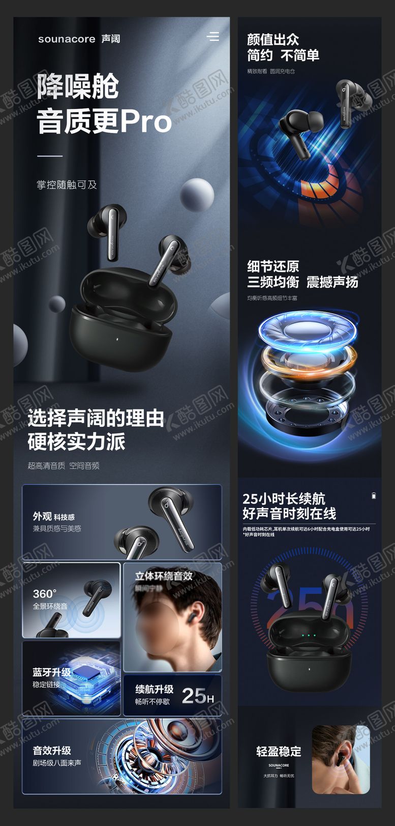 编号：77545907261527089875【酷图网】源文件下载-电商耳机详情页