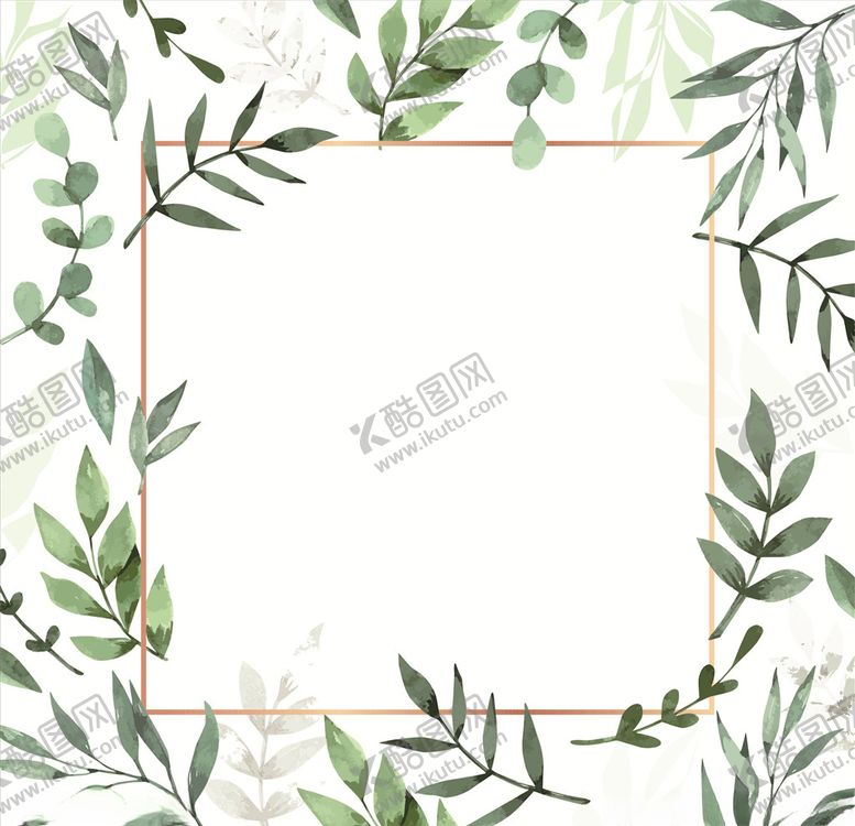 编号：53334310021408367395【酷图网】源文件下载-叶子框架