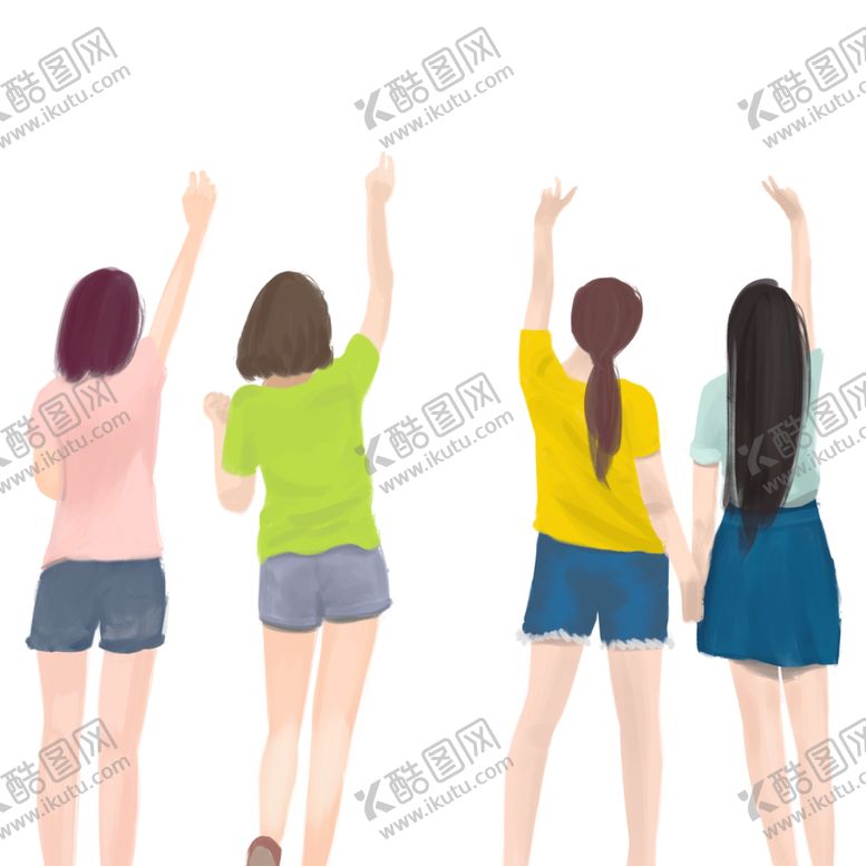 编号：80139004191531396719【酷图网】源文件下载-水彩手绘女孩