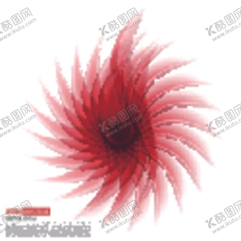 编号：39929709151805248870【酷图网】源文件下载-红色曲线装饰图案