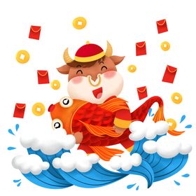 卡通牛形象