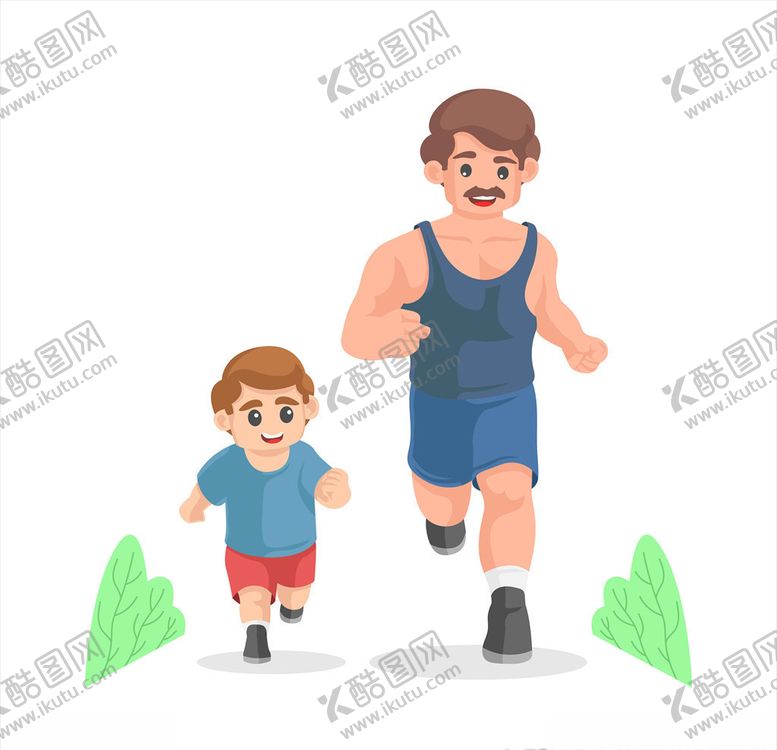 编号：56693009220820205636【酷图网】源文件下载-卡通父子