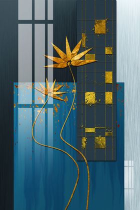 北欧风简约抽象艺术装饰画