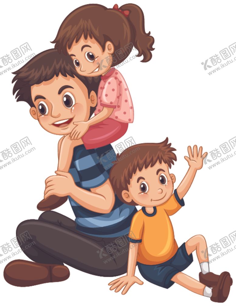 编号：93311310200504133328【酷图网】源文件下载-卡通家庭