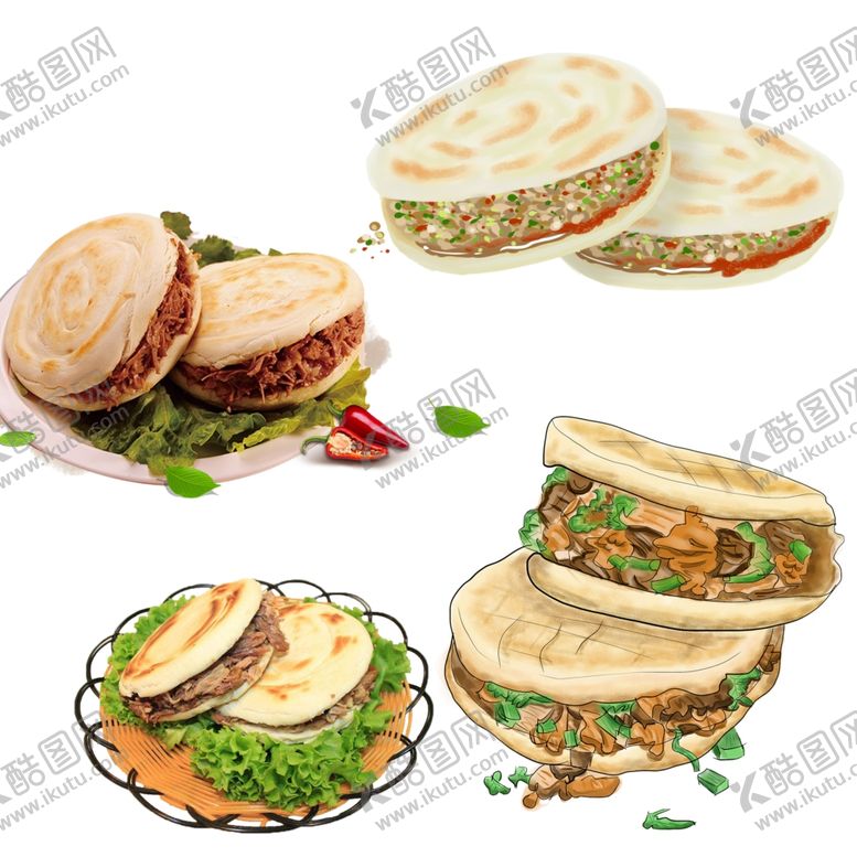编号：52208107080436535480【酷图网】源文件下载-肉夹馍