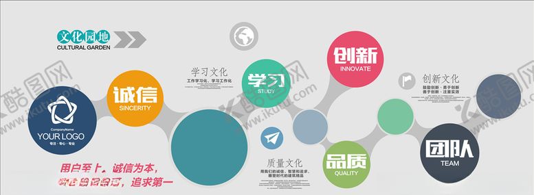 编号：52570307090741177204【酷图网】源文件下载-企业文化墙