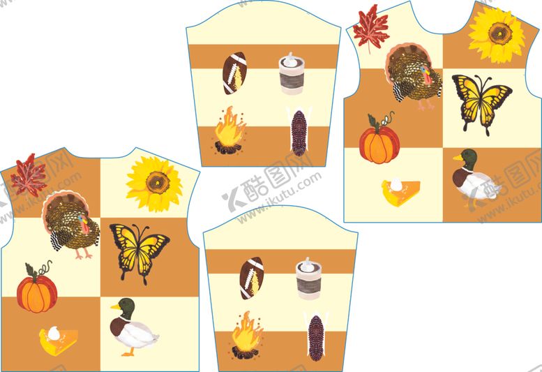 编号：55794711010605168895【酷图网】源文件下载-秋季主题手工艺品套装