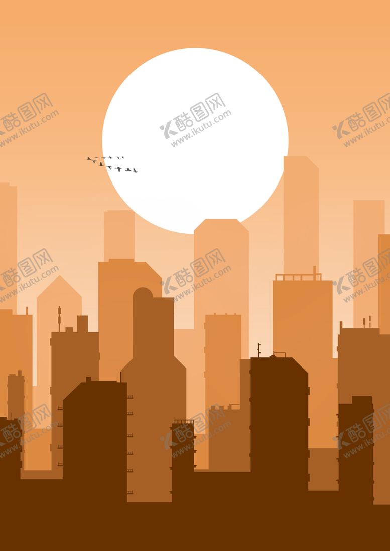 编号：48620709250551484918【酷图网】源文件下载-唯美城市平面插画