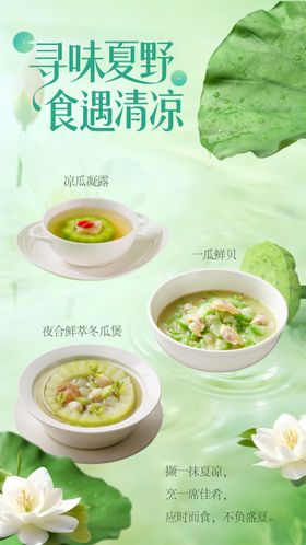 夏季新菜海报