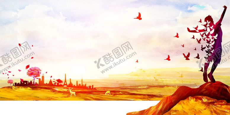 编号：96325410082310085901【酷图网】源文件下载-梦想背景