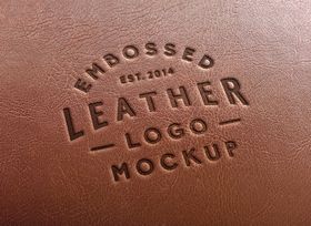 皮质LOGO样机