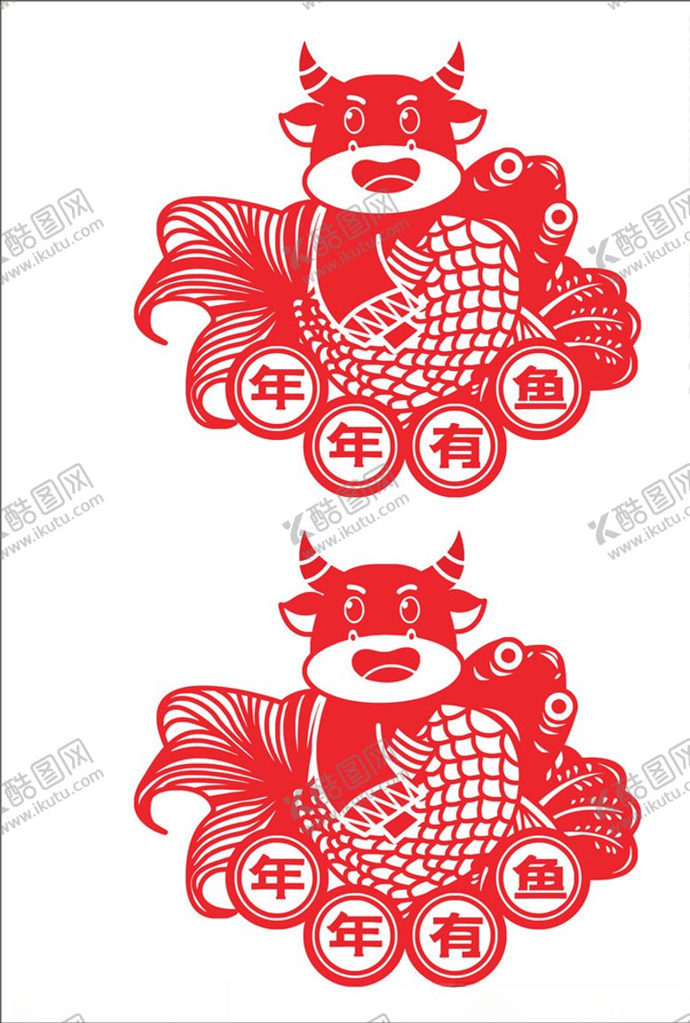 编号：95143505161321299365【酷图网】源文件下载-年年有余