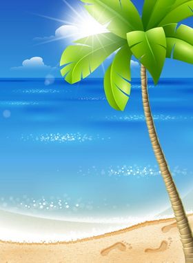 夏季沙滩