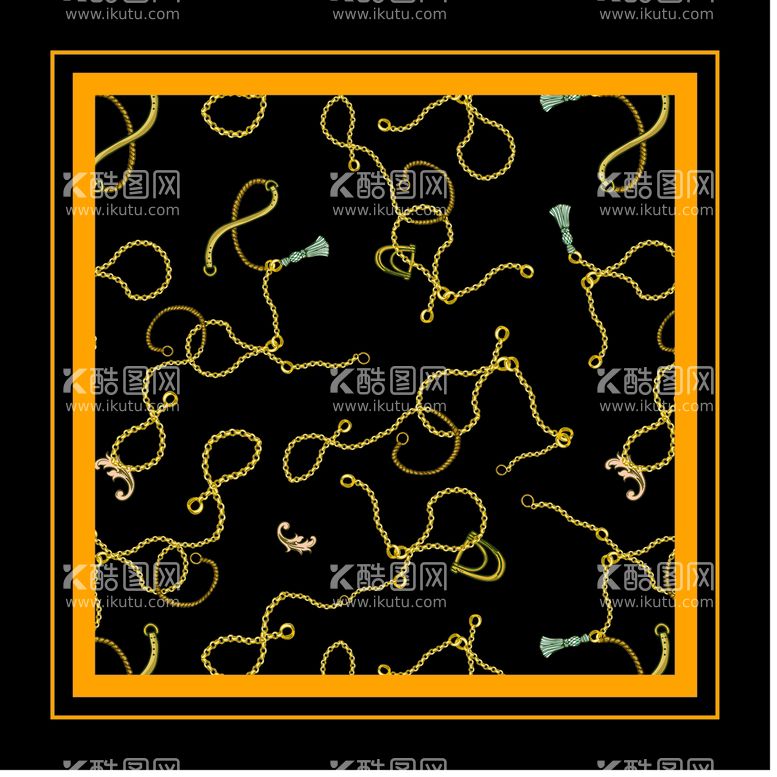 编号：88708410160805523894【酷图网】源文件下载-方巾链条