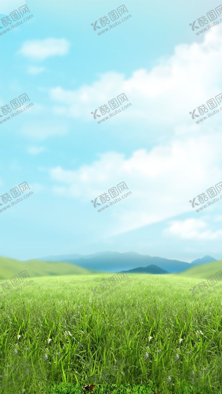 编号：70405206290006213322【酷图网】源文件下载-蓝天白云草地
