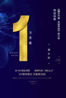 地产高端活动宣传促销海报素材