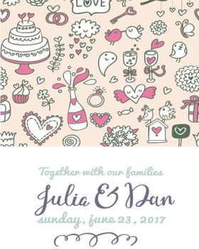 北欧创意森系花纹图案