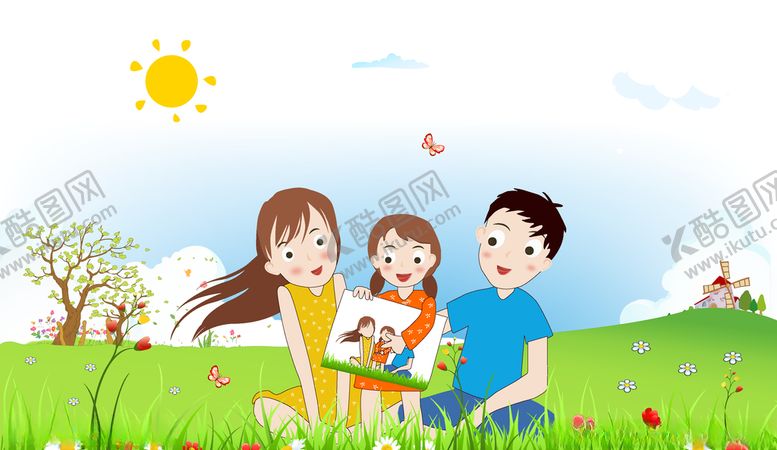 编号：56973607141052073942【酷图网】源文件下载-亲子教育画画
