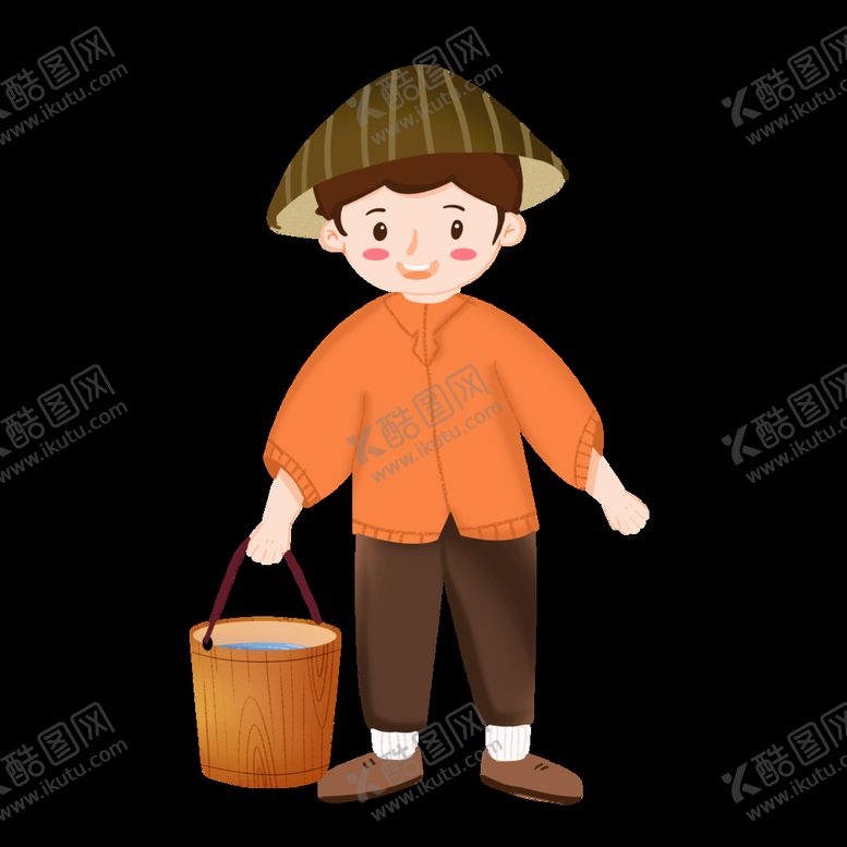 编号：32510610250311334548【酷图网】源文件下载-手绘劳动人民  